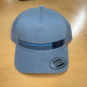 Travis Mathew Gray and Blue Snapback Hat